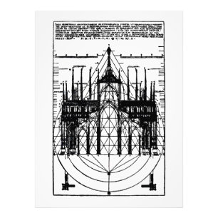 Vitruvian Cathedral of Milan 1521 Photo Print