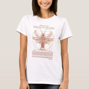 Vitruvian Crawfish Rust Colour T-Shirt