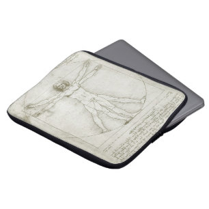 Vitruvian Man by Leonardo da Vinci Laptop Sleeve
