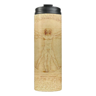 Vitruvian Man by Leonardo da Vinci Thermal Tumbler