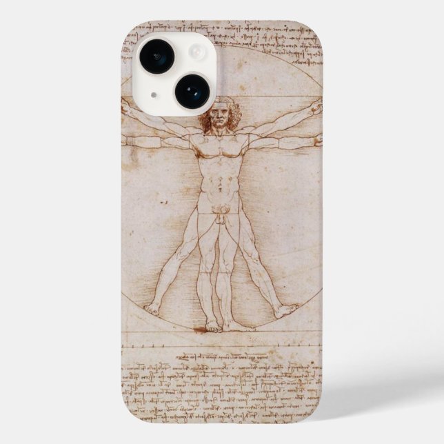 Vitruvian Man Case-Mate iPhone Case (Back)