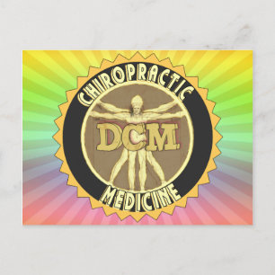 Vitruvian Man DCM Postcard