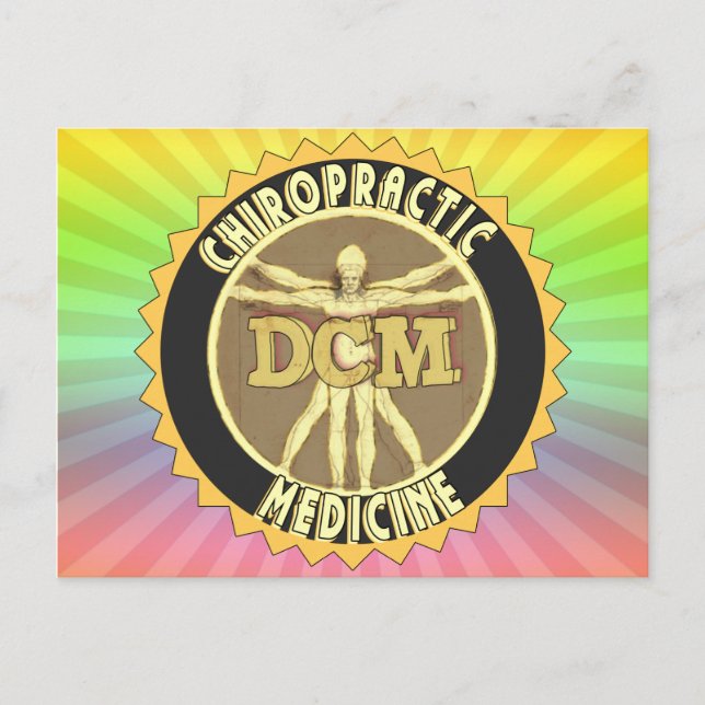 Vitruvian Man DCM Postcard (Front)