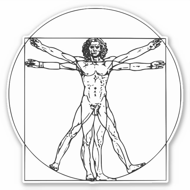Vitruvian Man: Embrace Timeless Wisdom (Front)
