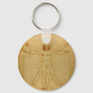 Vitruvian Man Keychain