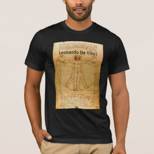 Vitruvian Man-Leonardo Da Vinci T-Shirt