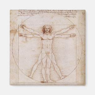 Vitruvian Man Magnet