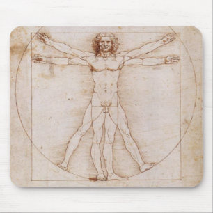 Vitruvian Man Mouse Mat