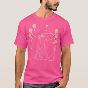Vitruvian Man Padel Tennis Paddle Paddle Tennis Pl T-Shirt