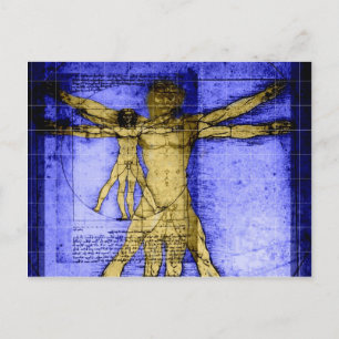 Vitruvian Man Postcard