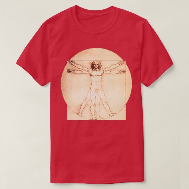 Vitruvian man T-Shirt (Design Front)