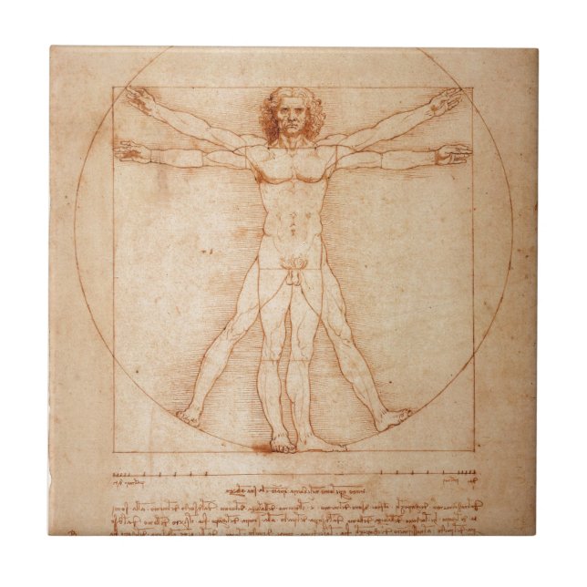 Vitruvian Man Tile (Front)