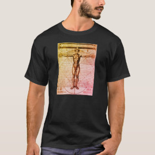 Vitruvian Man (Vitruvius: De architectura) T-Shirt