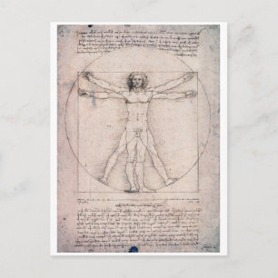 Vitruvian ManVitruvian Man, Leonardo da Vinci Postcard