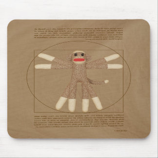 Vitruvian Monkey Mousepad