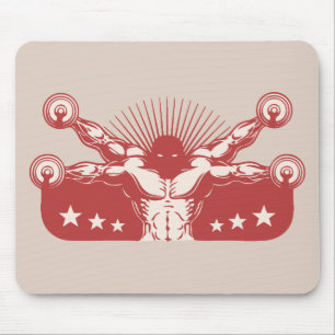 Vitruvian Reps Mouse Mat
