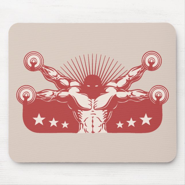 Vitruvian Reps Mouse Mat (Front)