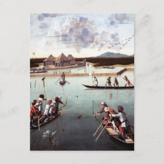 Vittore Carpaccio Hunting on the Lagoon Postcard