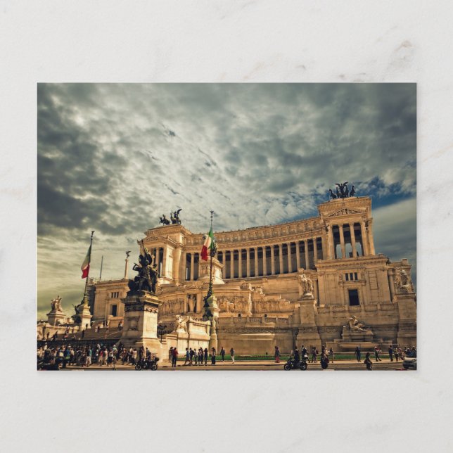 Vittorio Emanuele monument Postcard (Front)