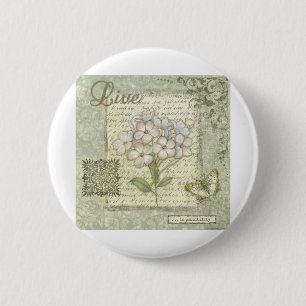VIV23 Word 4 Live.tif 6 Cm Round Badge