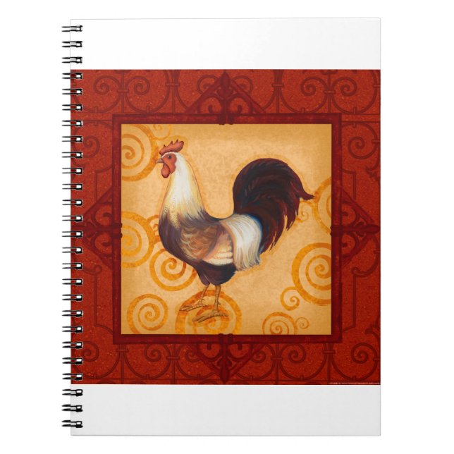 VIV54 Rooster 2.tif Notebook (Front)