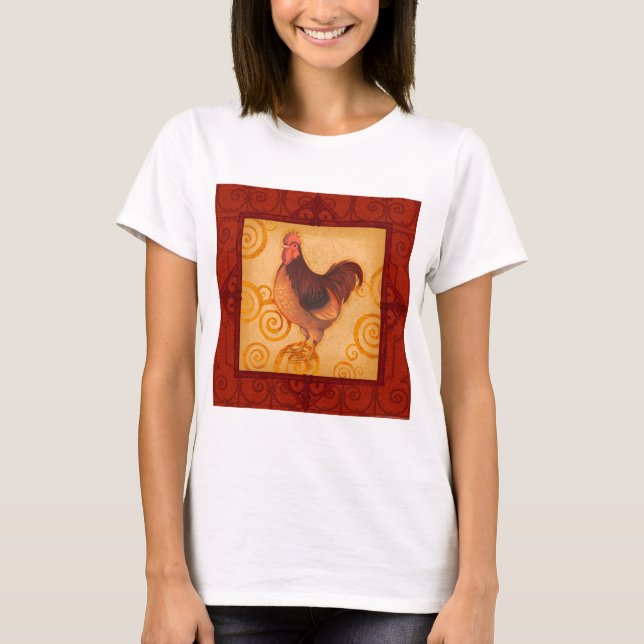 VIV55 Rooster 3.tif T-Shirt (Front)