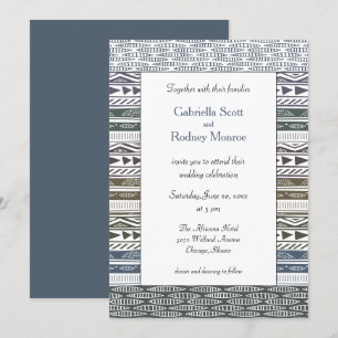 Viva Africa Wedding Invitation