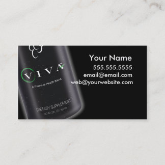 Viva Black Business Card - Dark