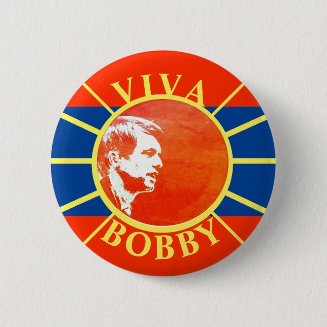 Viva Bobby 6 Cm Round Badge (Front)