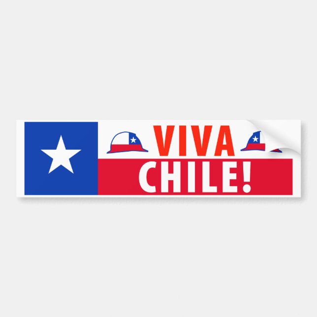 Viva Chile! Bumper Sticker (Front)