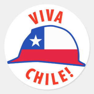 Viva Chile! Classic Round Sticker