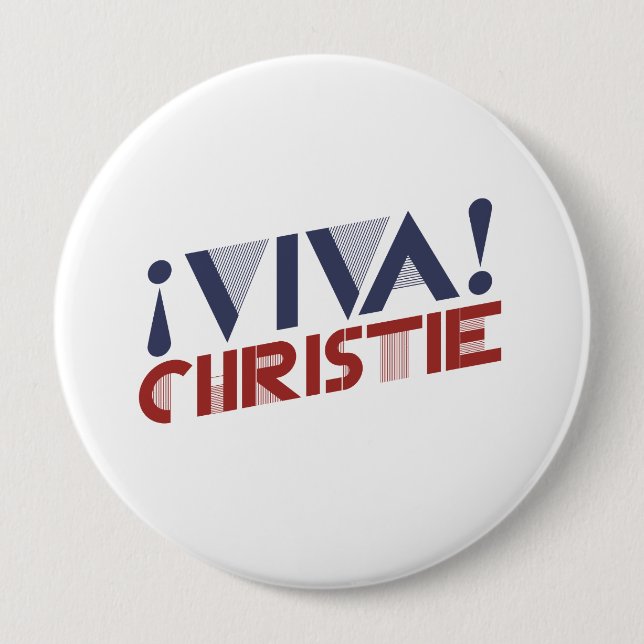 VIVA CHRISTIE -.png 10 Cm Round Badge (Front)