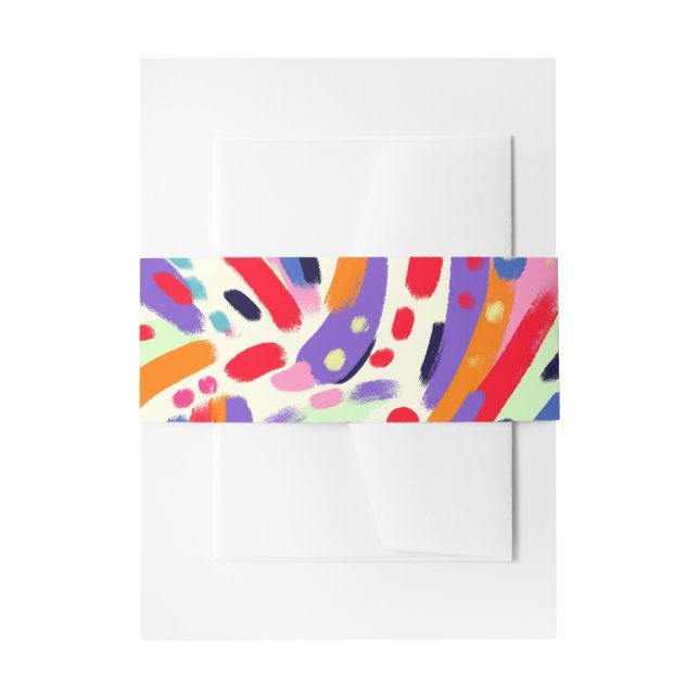 Viva Colours! Invitation Belly Band (Front Example)