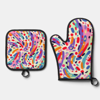 Viva Colours! Oven Mitt & Pot Holder Set
