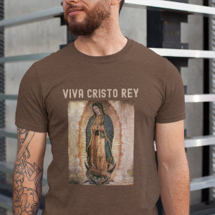 Viva Cristo Rey Catholic Cristeros T-Shirt