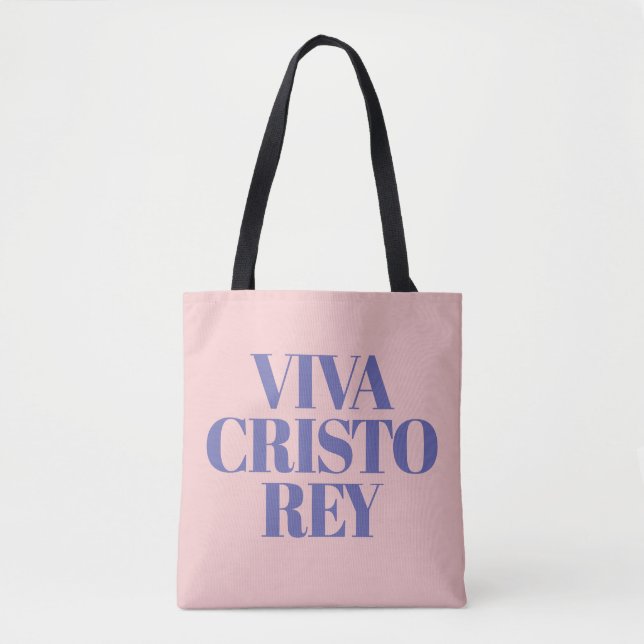 Viva Cristo Rey Graphic Tote (Front)