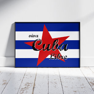 Viva Cuba Libre, Havana, Fidel Castro, Che Guevara Canvas Print