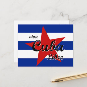Viva Cuba Libre, Havana, Fidel Castro, Che Guevara Postcard