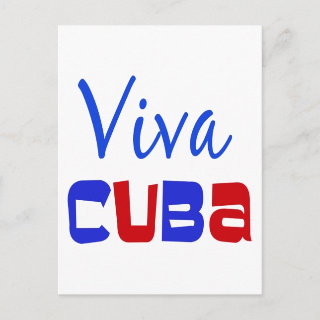 Viva Cuba Postcard (Front)