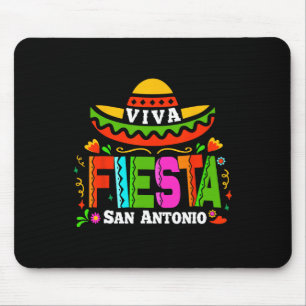 Viva Fiesta San Antonio Cinco De Mayo Sombrero Wom Mouse Mat