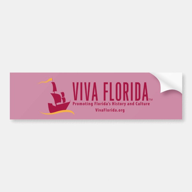 Viva Florida Bumper Sticker (Front)