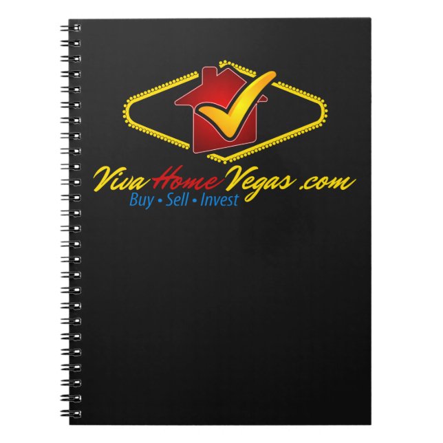 Viva Home Vegas (logo) Notebook (Front)