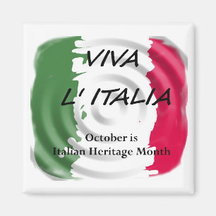 VIVA ITALIA Italian Heritage Magnet