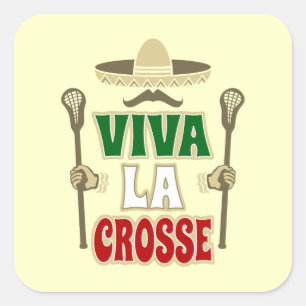 VIVA LA CROSSE SQUARE STICKER