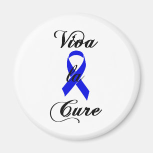 Viva la Cure - Blue Ribbon Magnet