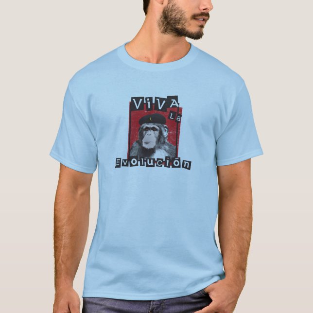 Viva la Evolucion Ape T-Shirt (Front)