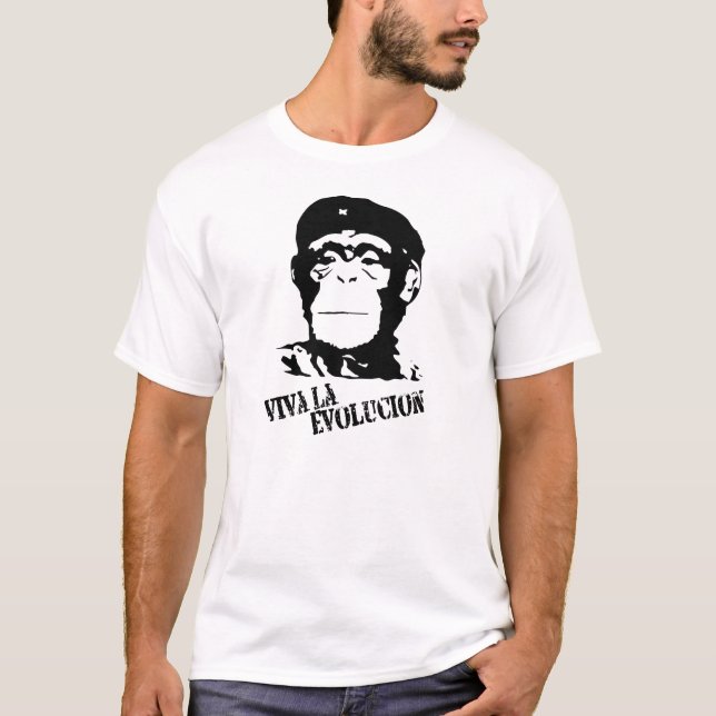 Viva La Evolucion - Chimp T-Shirt (Front)