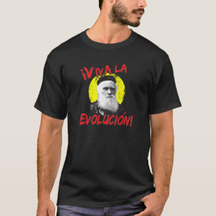 Viva La Evolucion Darwin Men's Shirt