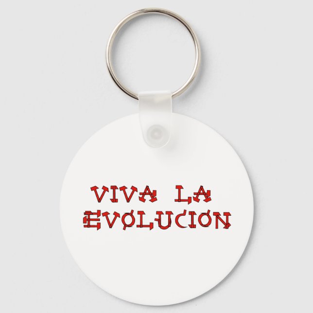 Viva La Evolucion Key Ring (Front)