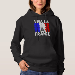 Viva La France Paris Home Of Love Eiffel Tower Hoodie